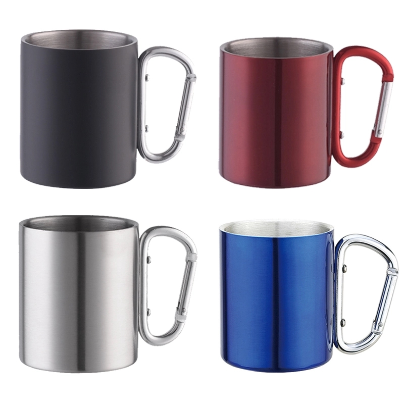 Outdoor Stainless Steel Carabiner Mug 2
