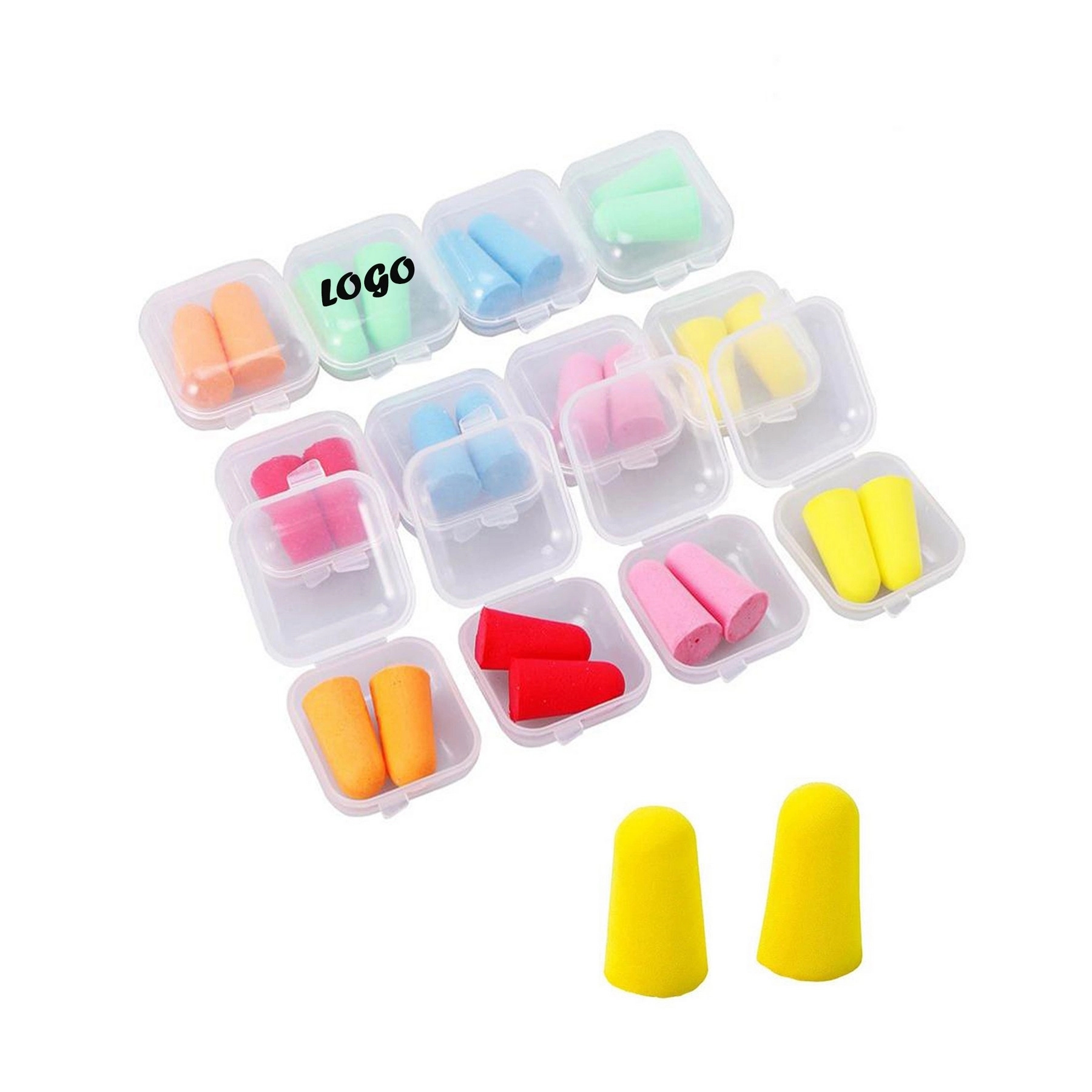 Anti-Noise Ear Plug In Square Case 5