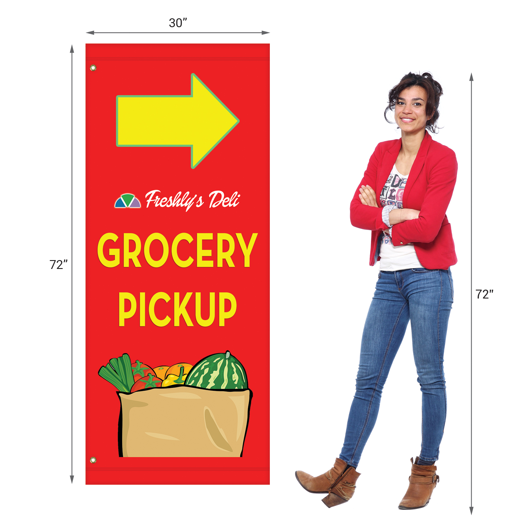 72" x 30" Custom Vinyl Avenue Banners 5