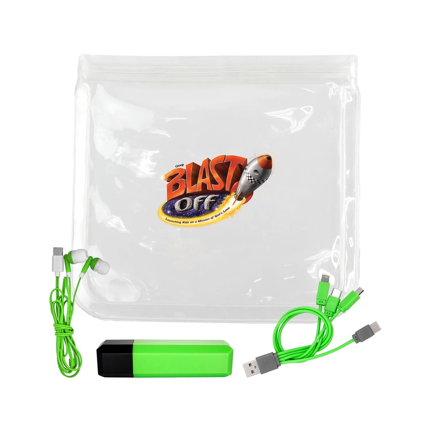 Clear Viper Cable, Ear Bud & Cloth Set 11