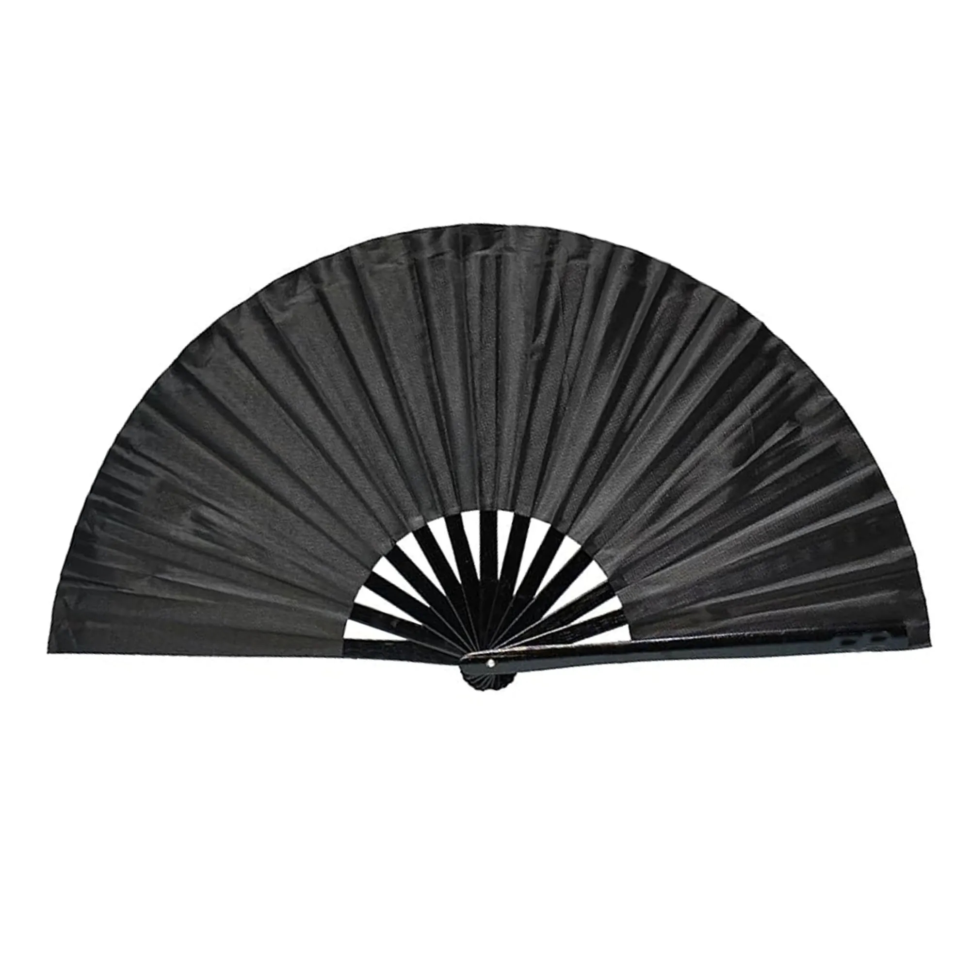 Funny Large Bamboo Fan With UV Reactive Ink 2
