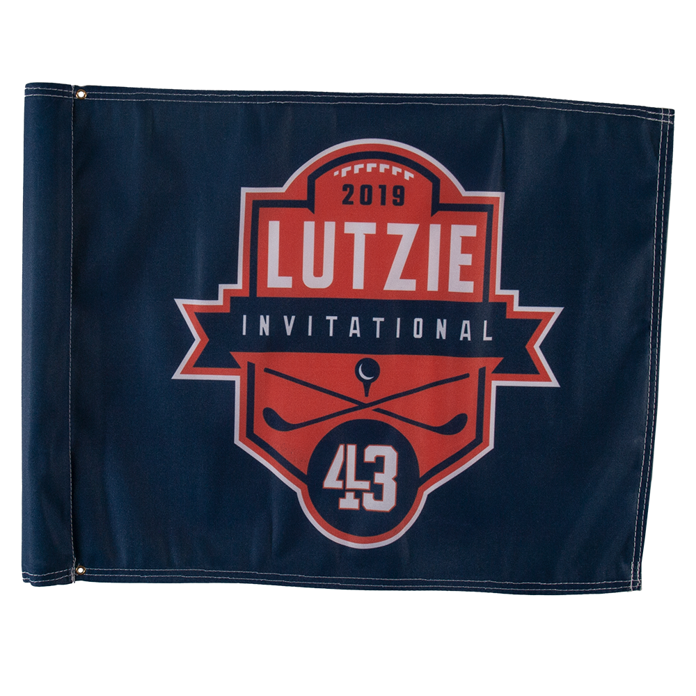 14" x 20" Full Color Golf Flag, 1 ply 2
