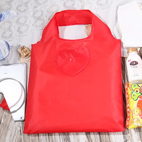 Rpet Heart Shaped Foldable tote 2