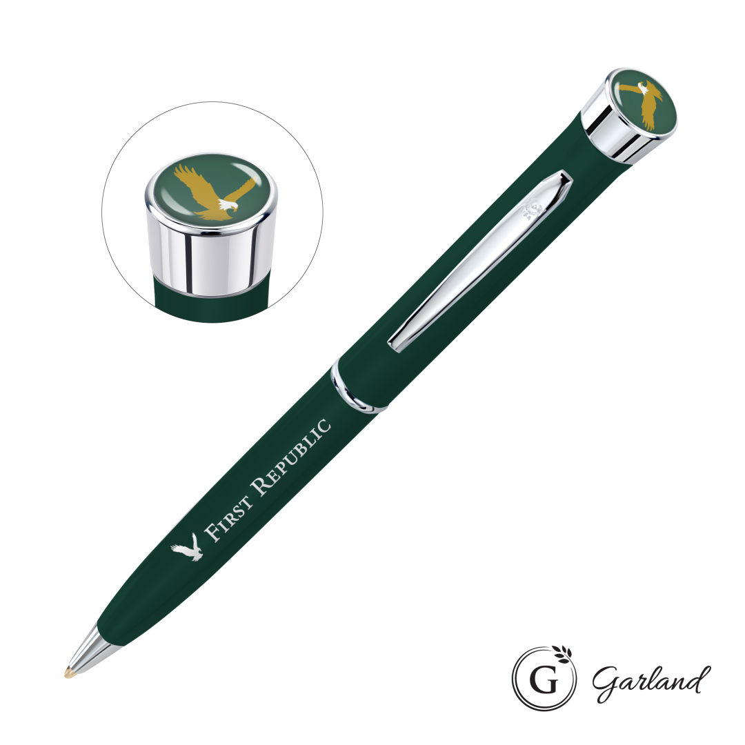 Garland® Color Matte Custom Twist Pen - Chrome 8