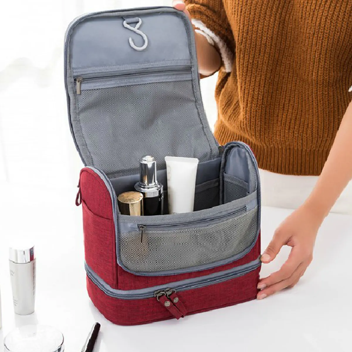 Portable Travel Wash Makeup Outdoor Business Toiletry Bags 3