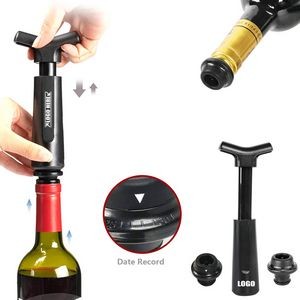 Premium Date Recording Vacuum Pump Wine Bottle Stopper 3