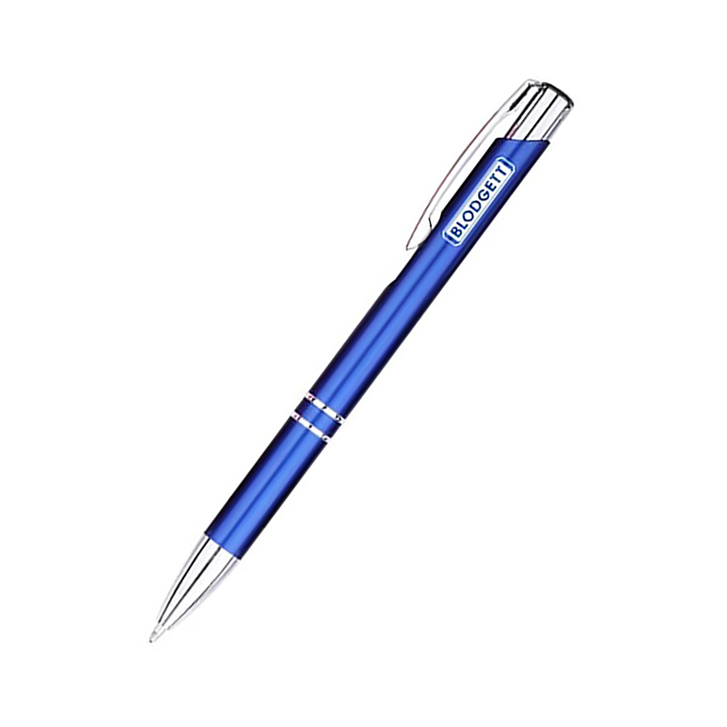 Aura Metal Push Action Ballpoint Pen w/ Chrome Accent 2