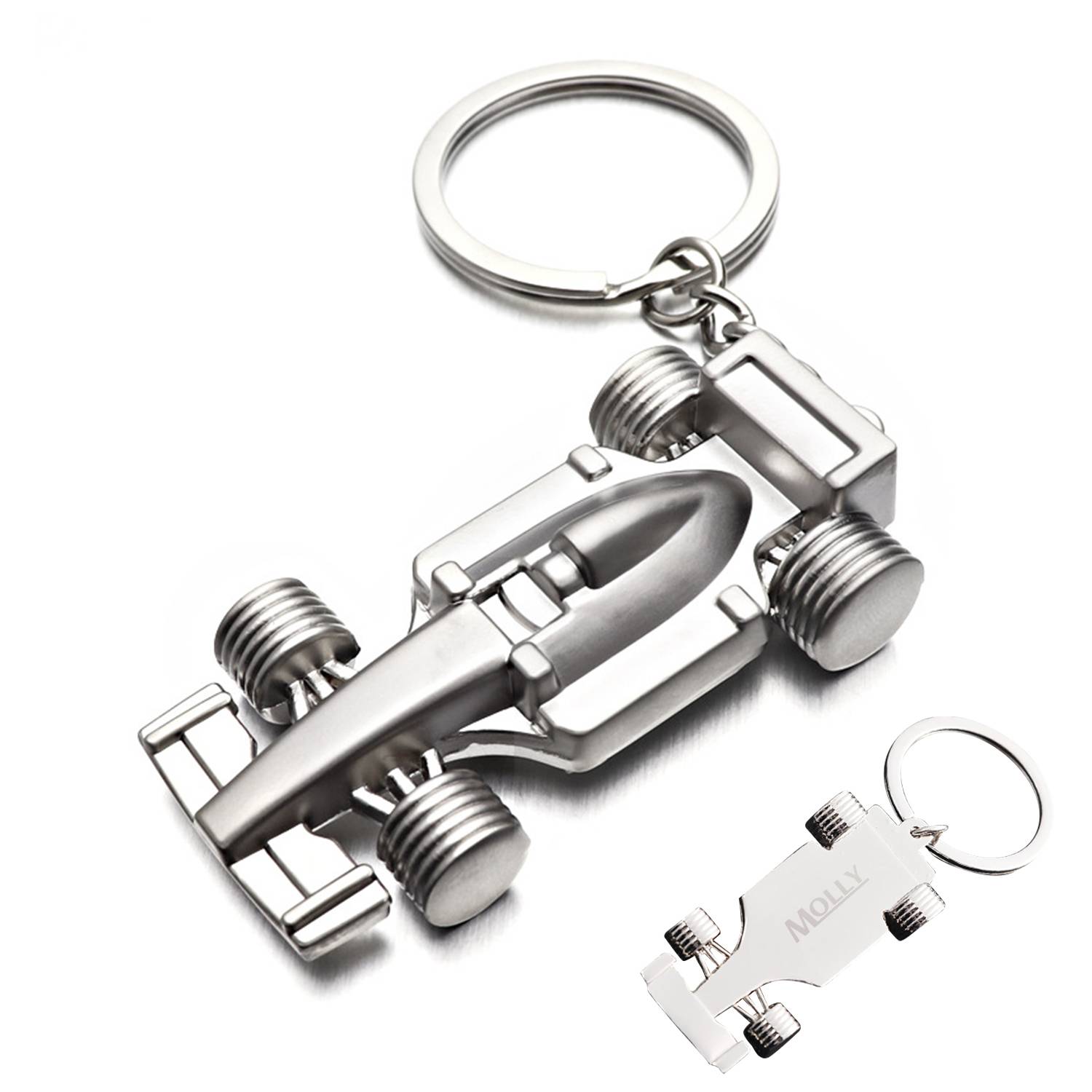 Mini race car keyring Keychain 2