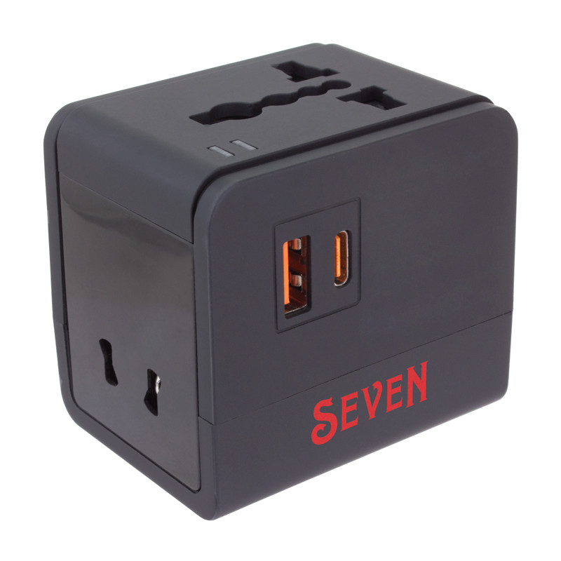 20W Universal Travel Adapter with Type-C 6