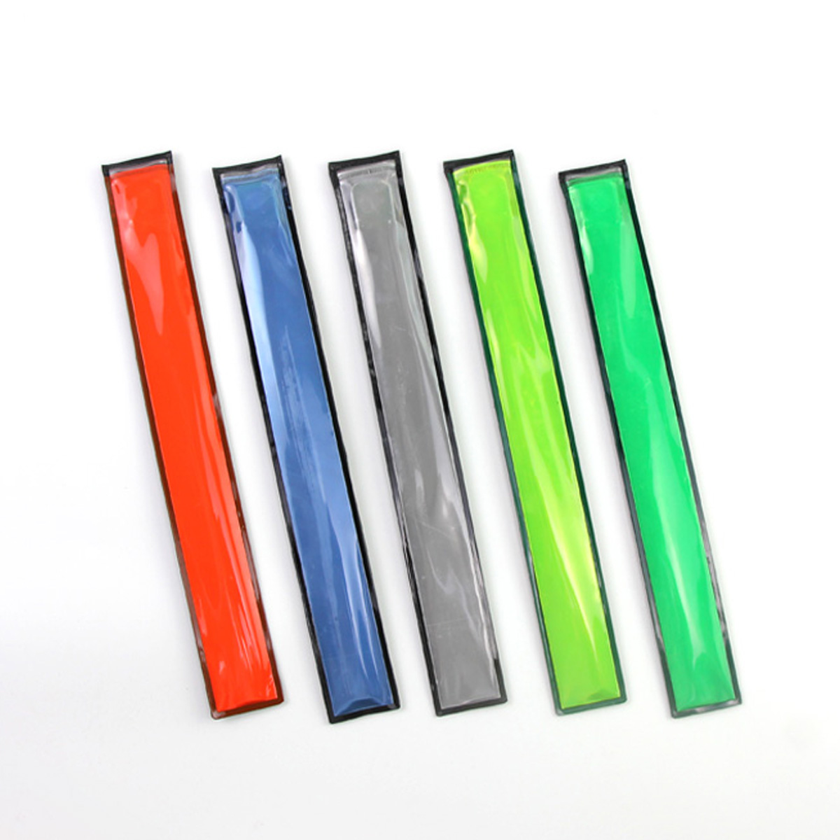 Light Up LED Reflective Slap Bracelet 3