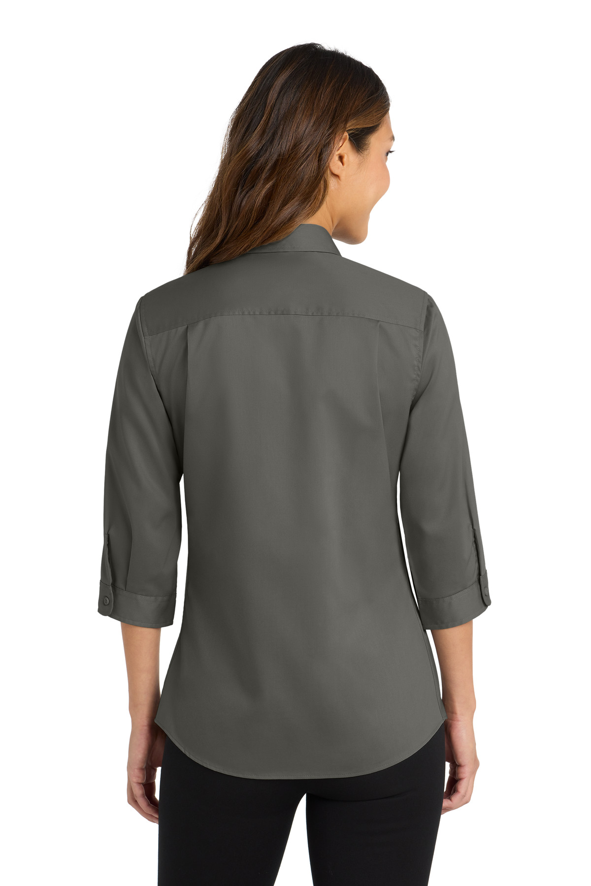 Port Authority Women's 3/4-Sleeve SuperPro Twill Shirt. L665 58