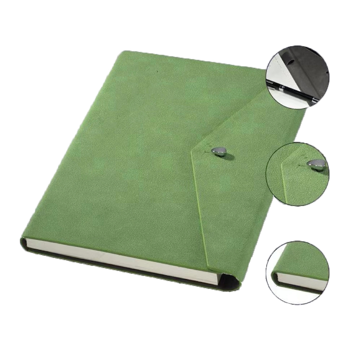 Pu Leather Foldover Notebook 2