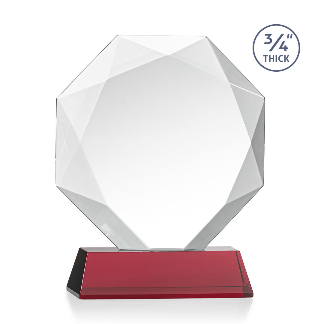 Bradford VividPrint™ Award on Newhaven Base - Red 2