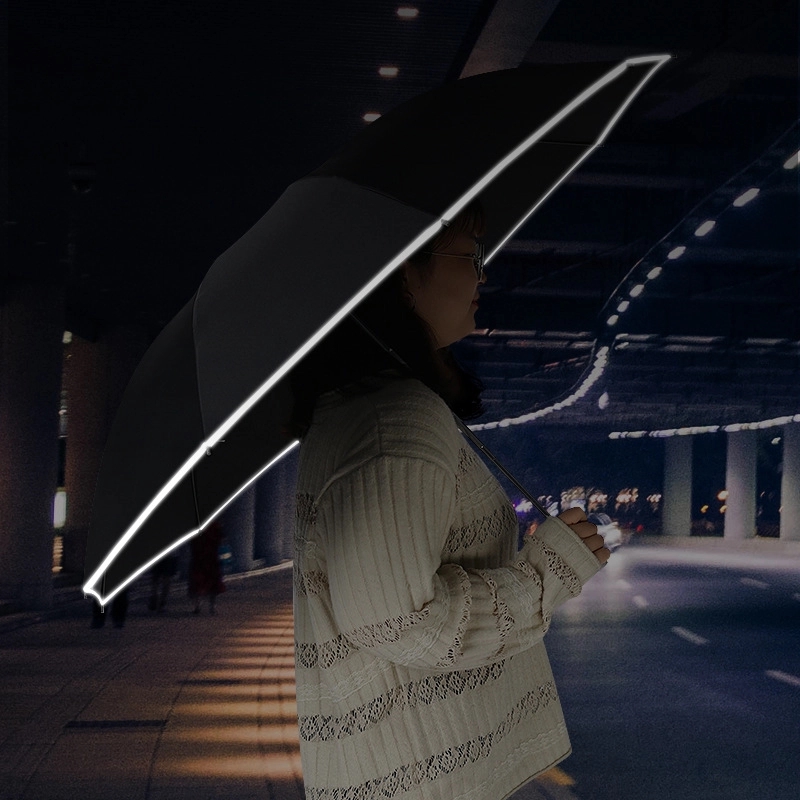 2-In-1Auto Led Inverted Umbrella With Reflector 4