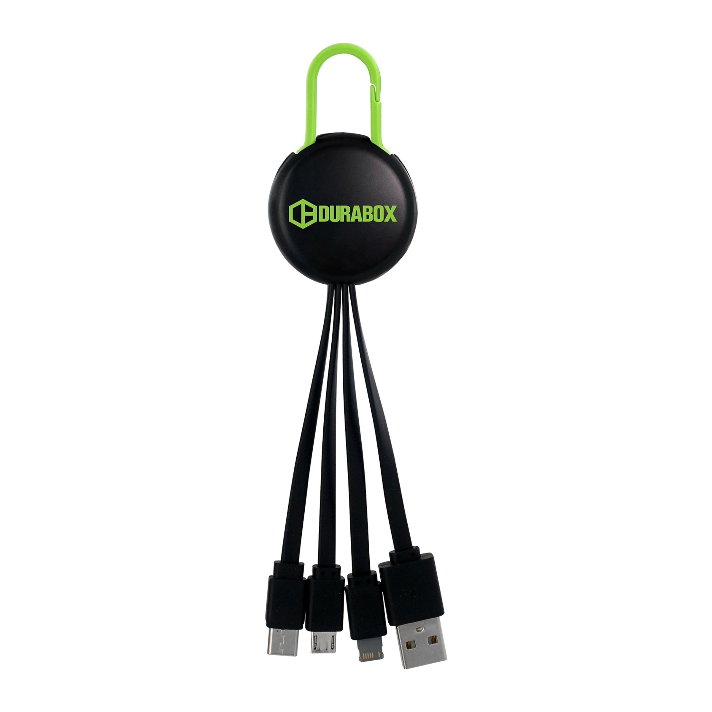 BLACK COLORFUL CLIP 3 IN 1 CHARGING CABLE 35