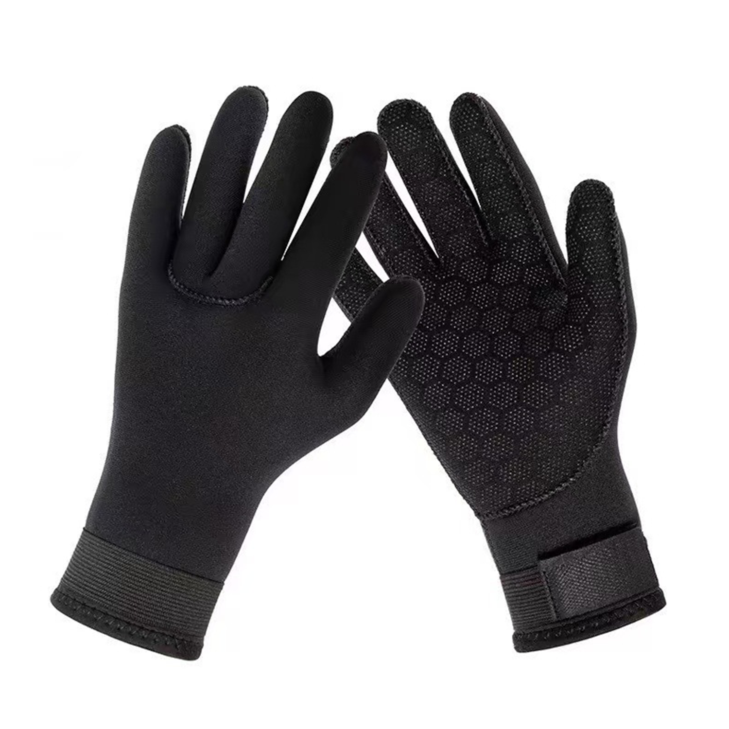 Neoprene Anti Slip Diving Gloves w/ Adjustable Wrist Strap 7