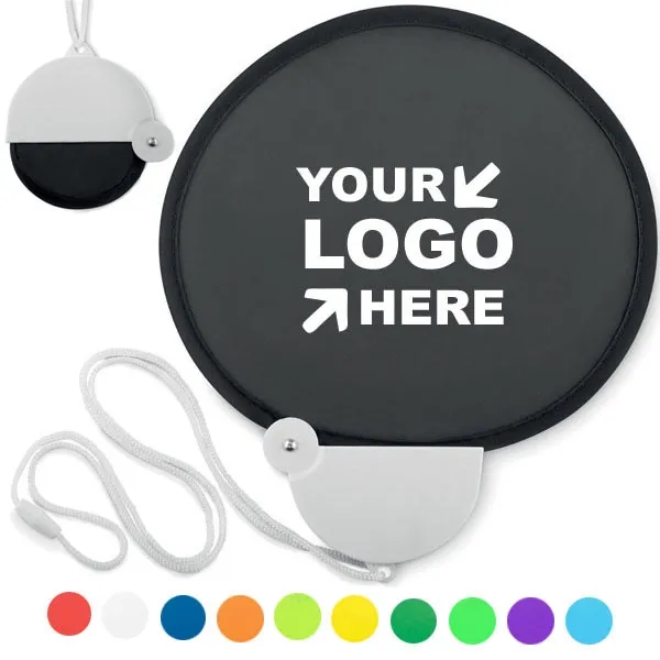 Promotional Foldable Twist Fans With Lanyard 3