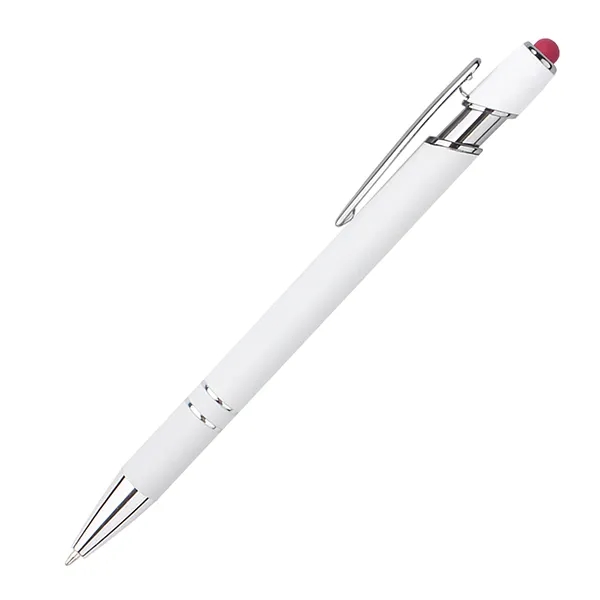 Full Color White Alpha Soft Touch Stylus Pen 2