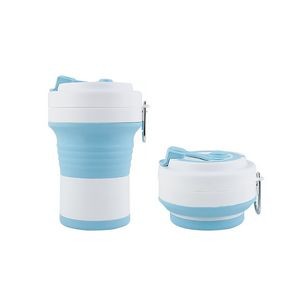 450ml Silicone Collapsible Cup With Handle 20