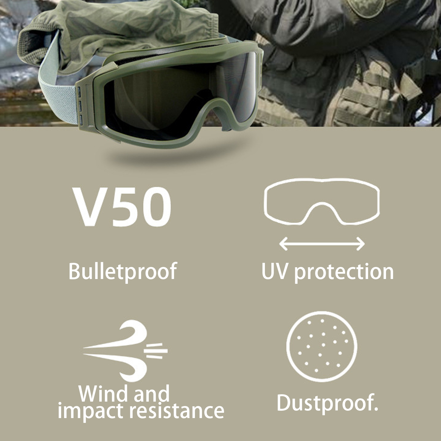 Military Airsoft Goggles 3