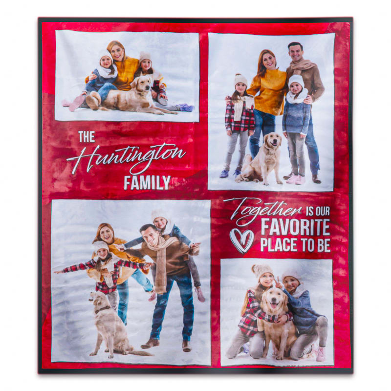 50" X 60" Custom Picnic Blanket With Carrying Strap 16