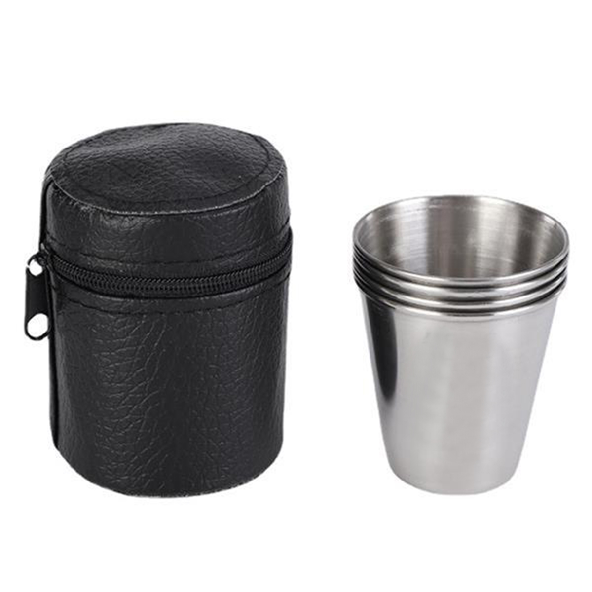 Stainless Steel Pint Cup Set 3