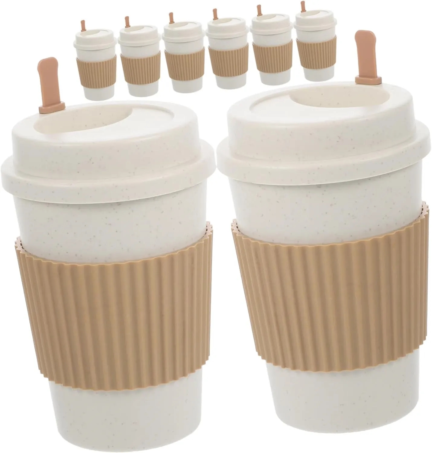 13oz Hot Beverage Cups with Lids 2