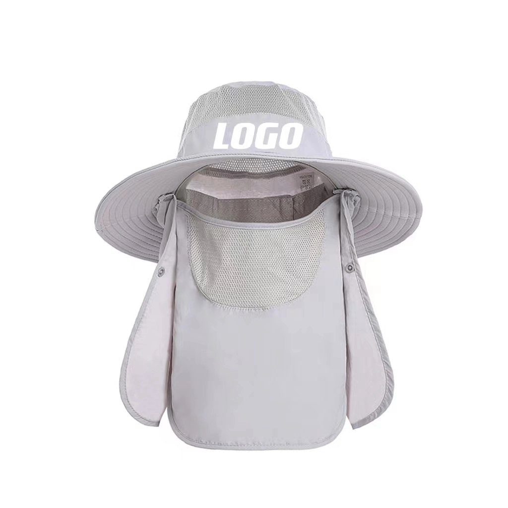 Protection Sun Caps With Mesh Mask And Neck Flap 3