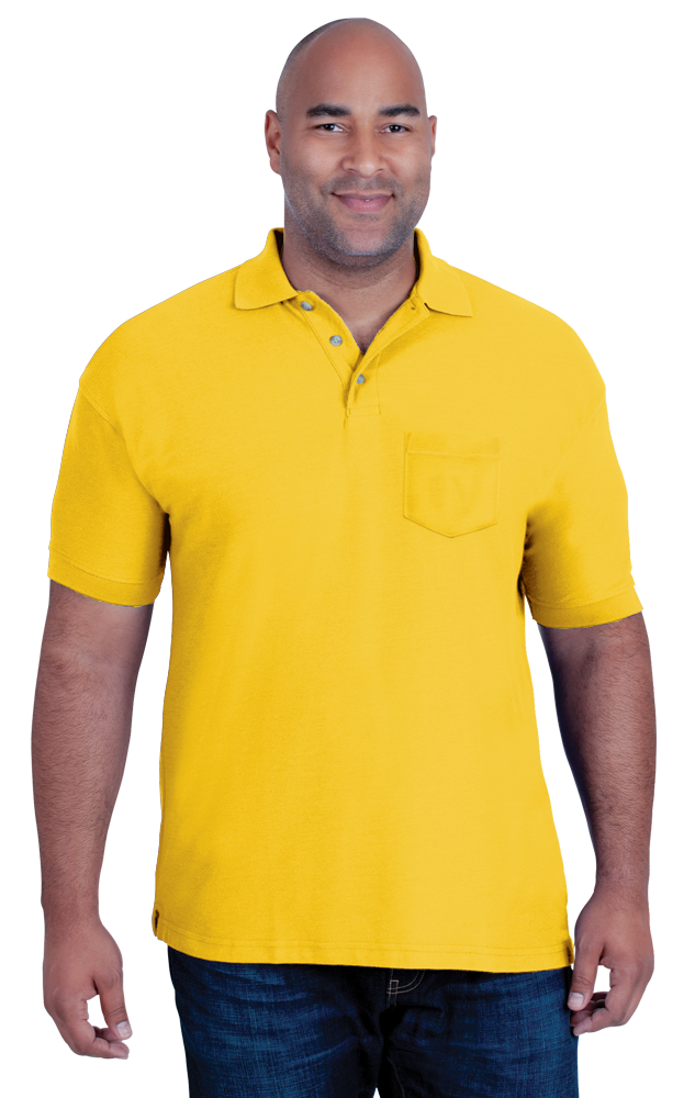 Men's Scotchgard Pique Polo with Pocket 27
