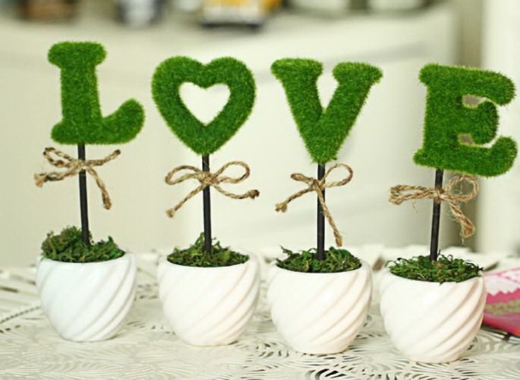 Artificial LOVE Decorations 1