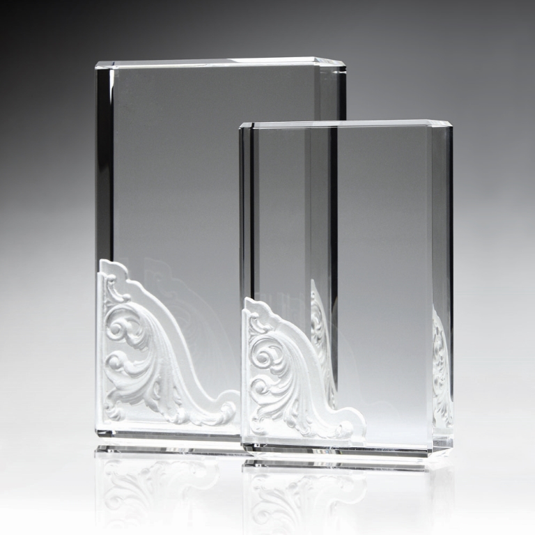 Corinthian Blocks - Large Crystal Award