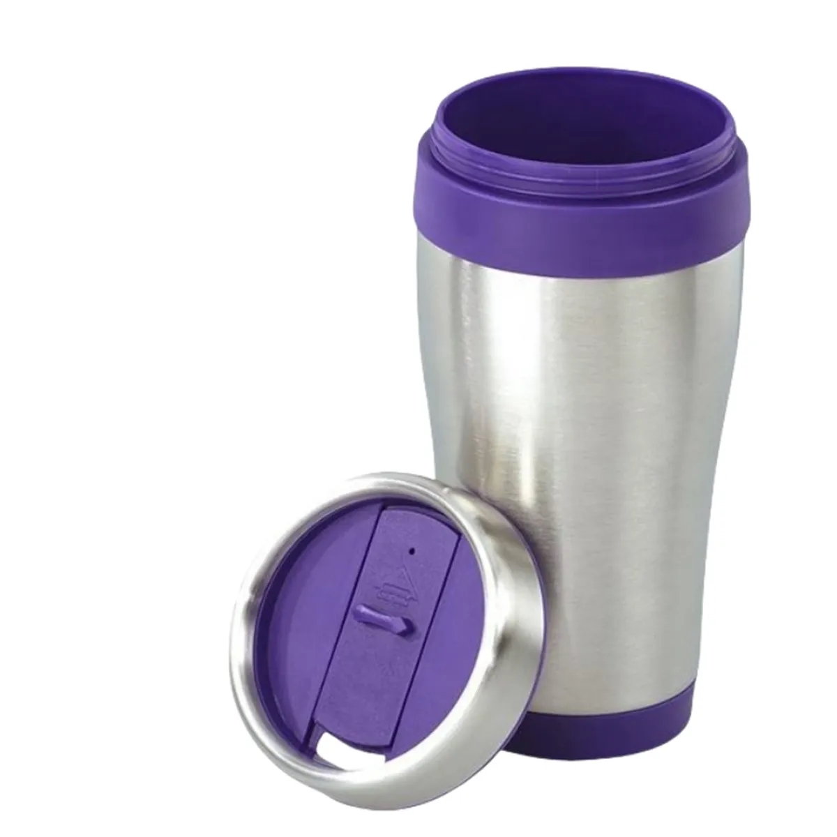 Steel Tumbler with Color Trim - 16 oz 3