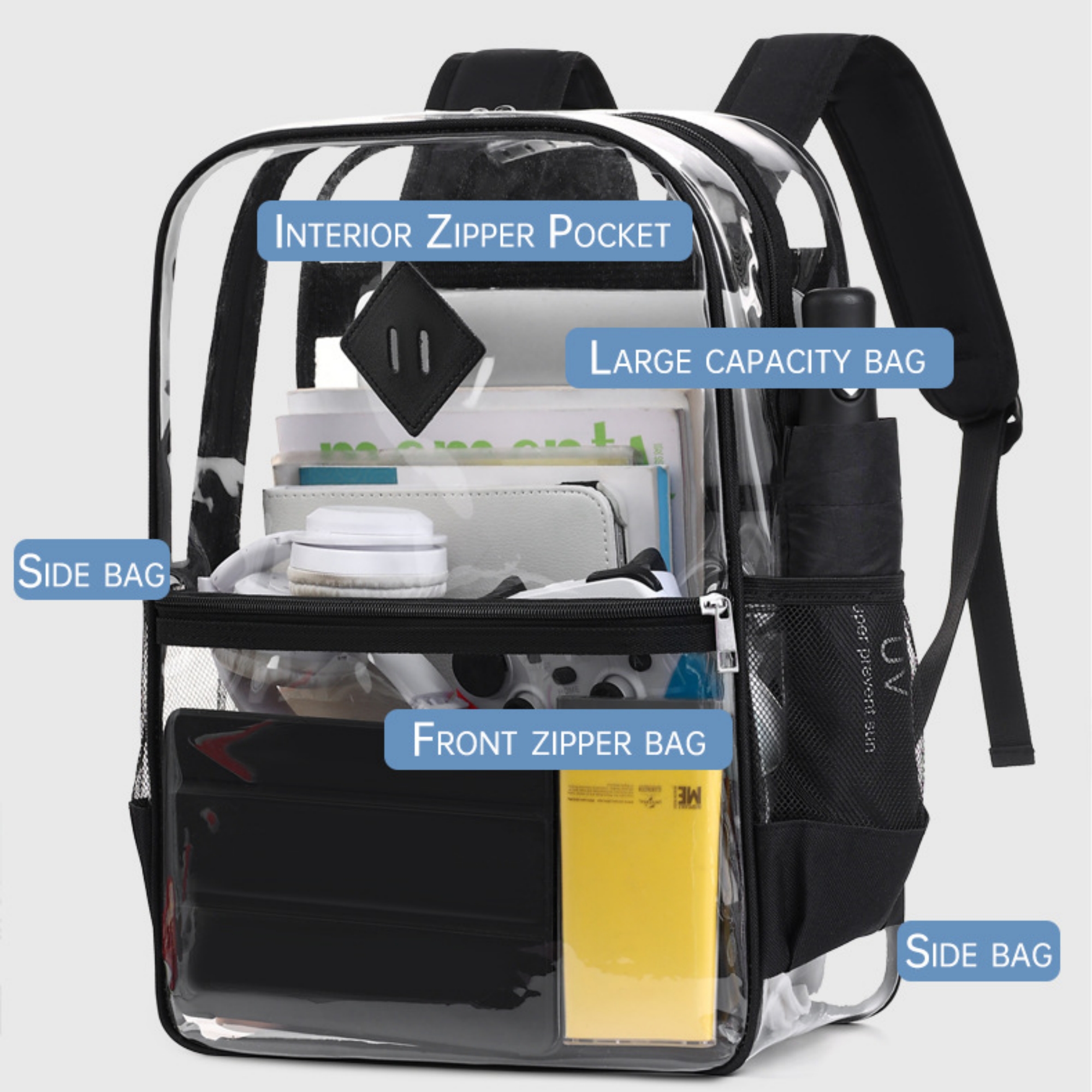 PVC Clear Backpack 6