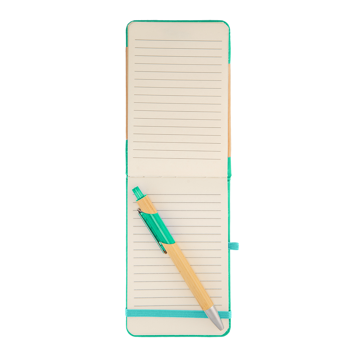 Bamboo Look Jotter & Pen 14