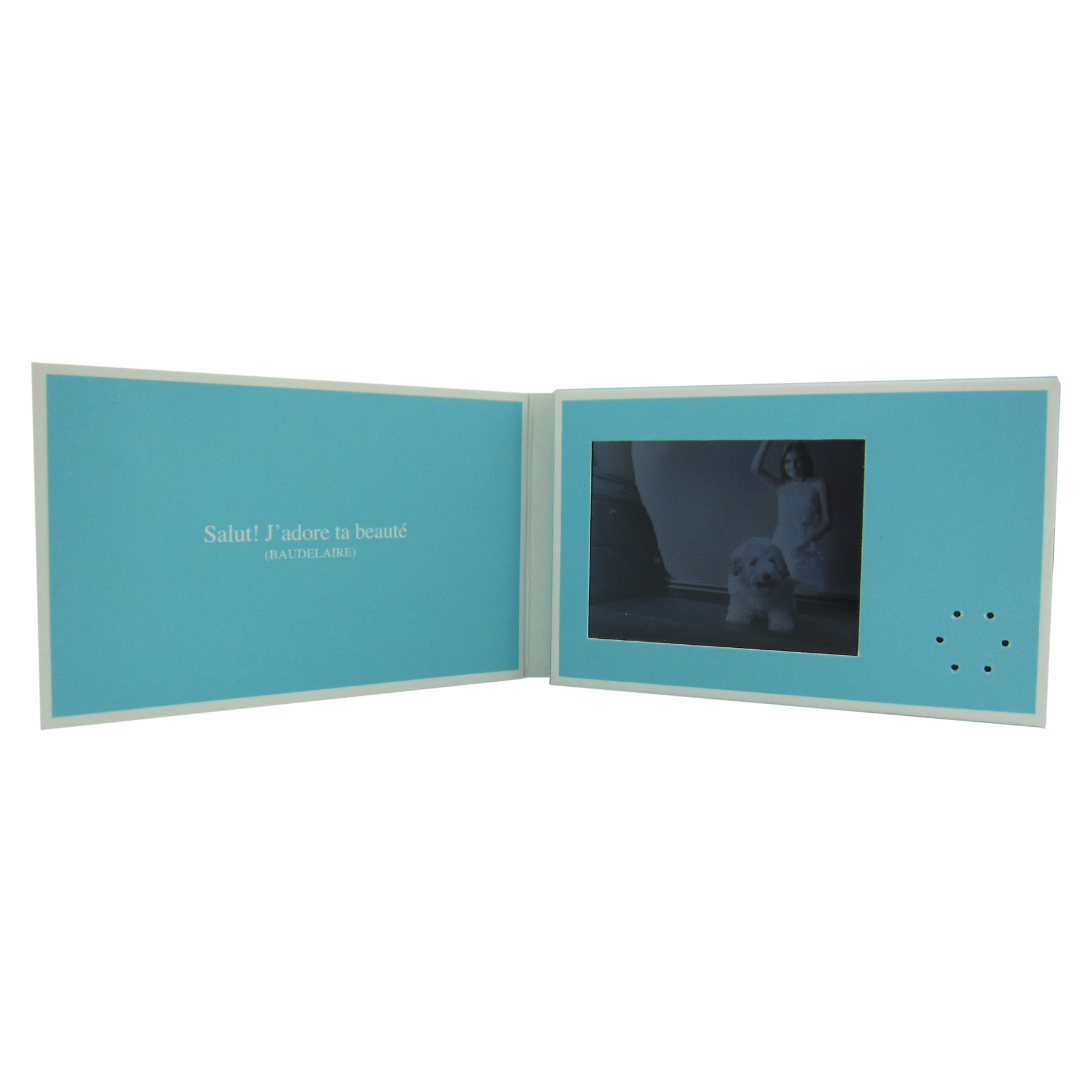 VidU 2.4" Compact Size Video Brochure With Full Color Printing - Custom Video Business Card 5