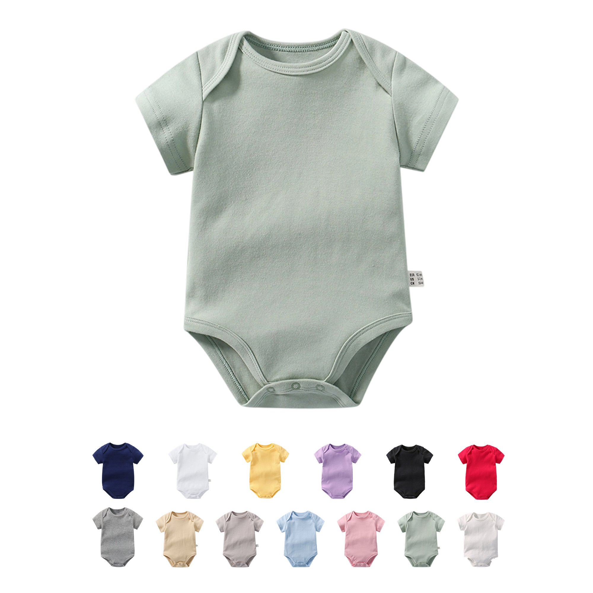 100% Cotton Solid Color Oneida Baby Bodysuit 10