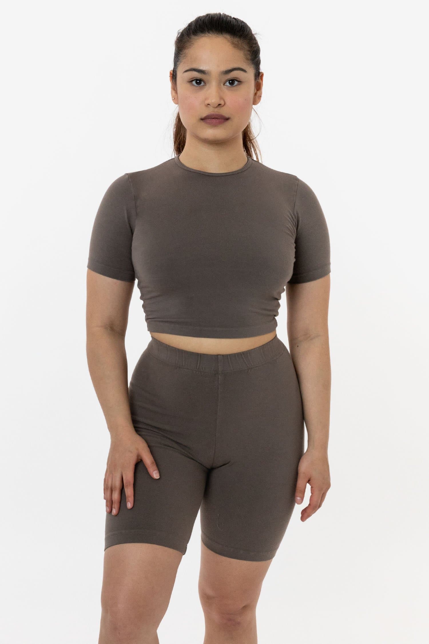 CTN SPNDX S/S CREW CROP TOP 10