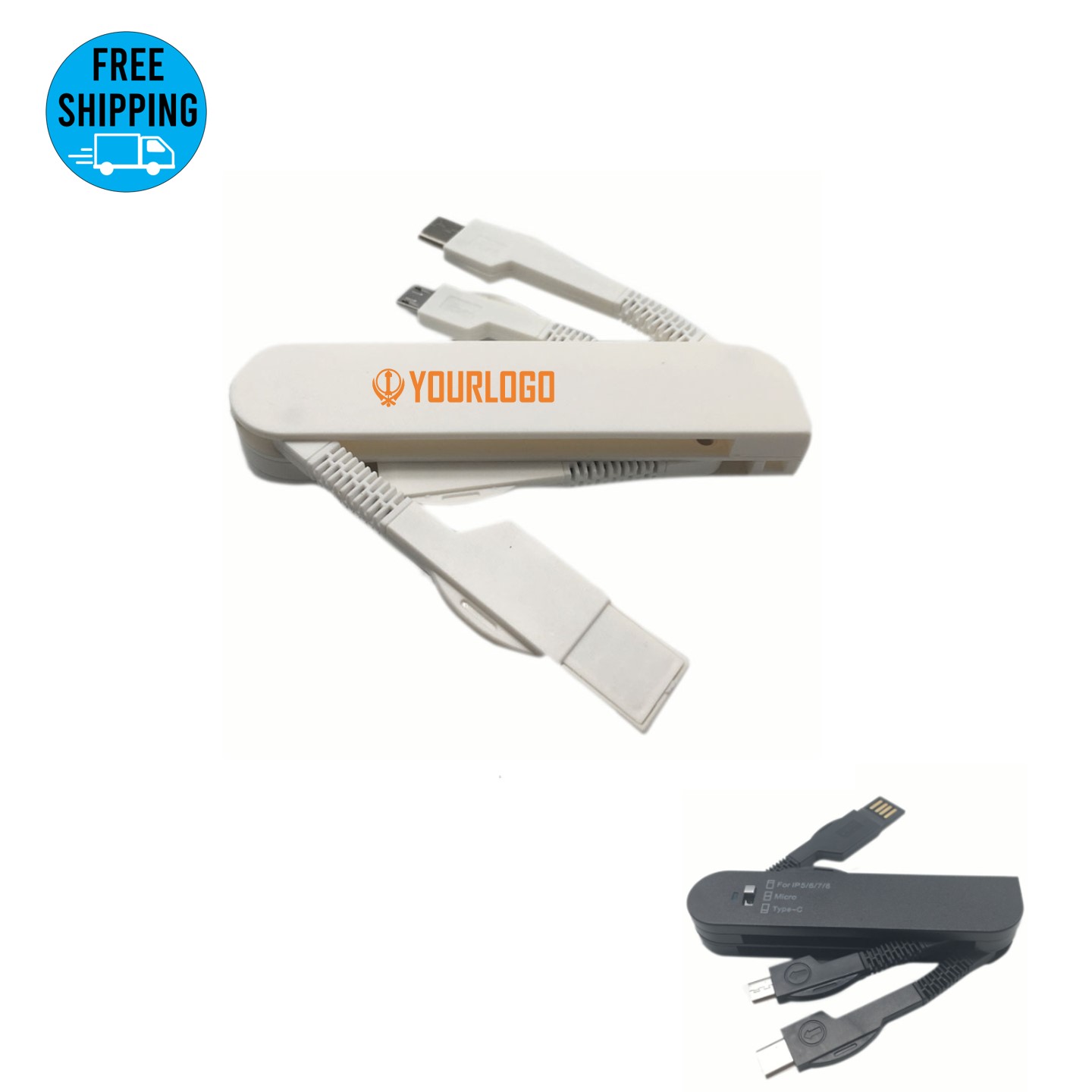 4-In-1 Charging Cable in army knife design 2