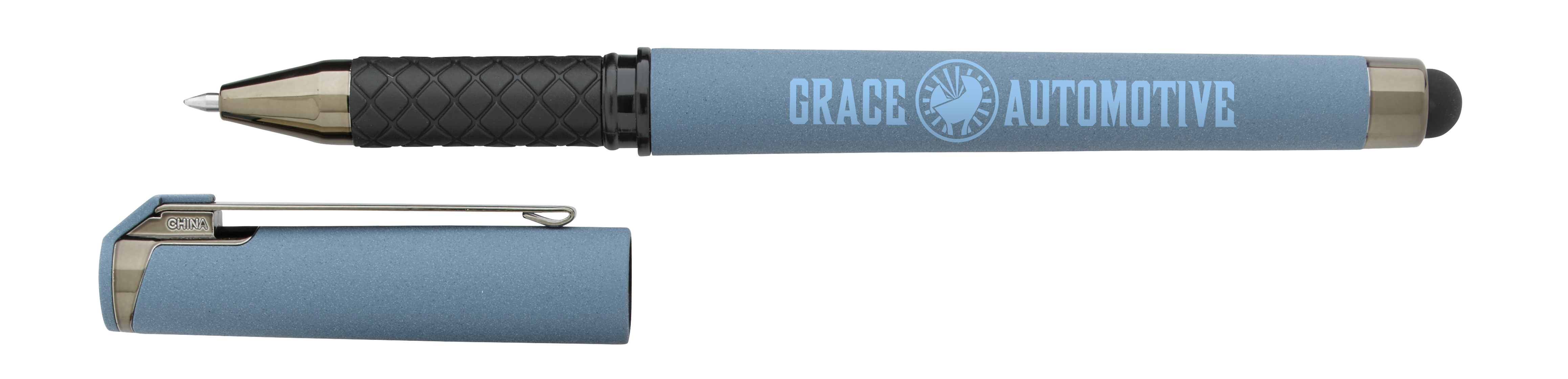 Good Value™ Cali Stylus Gunmetal Suede RABS Pen 104