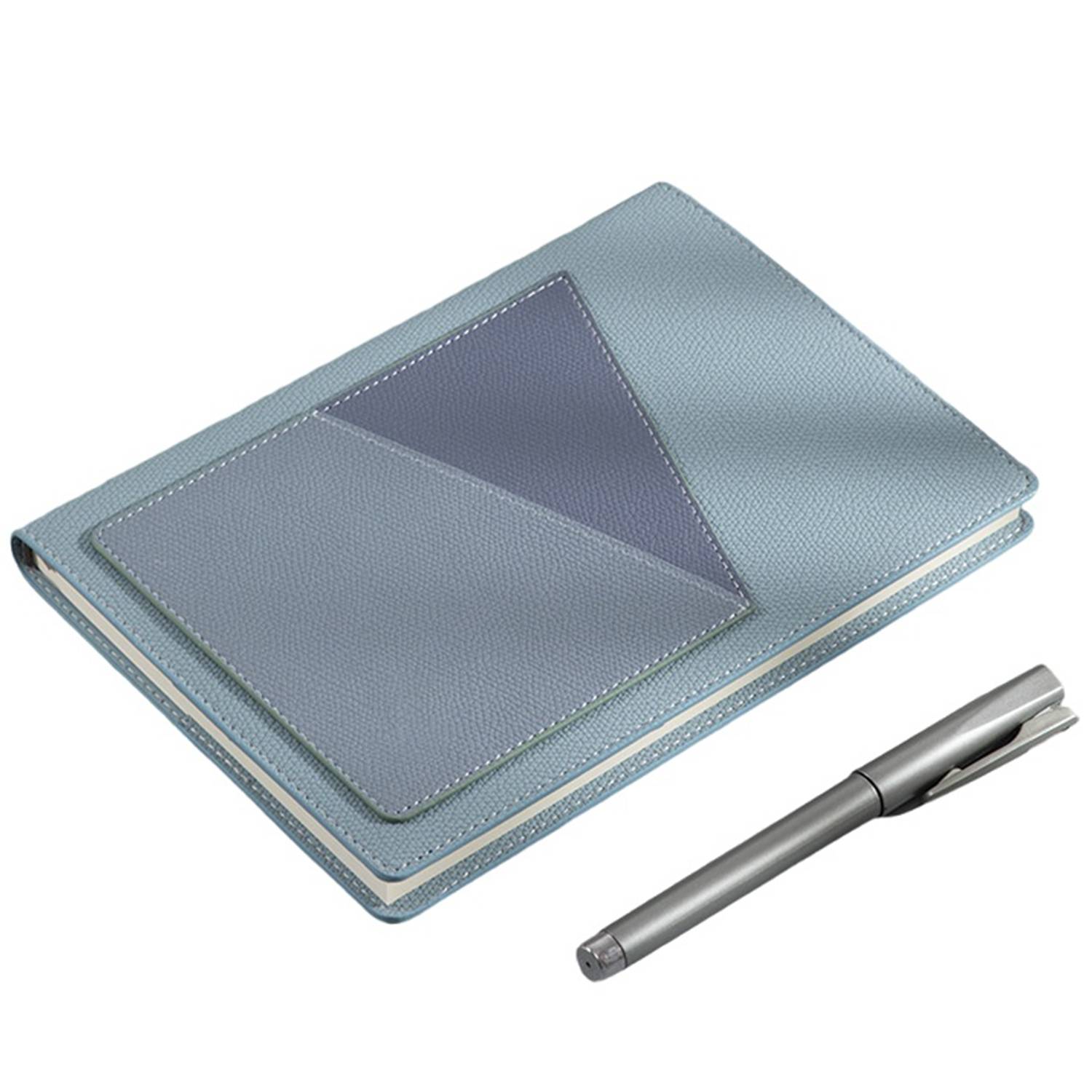 A5 PU Leather Slip Pocket Notebooks w/ Pen 6