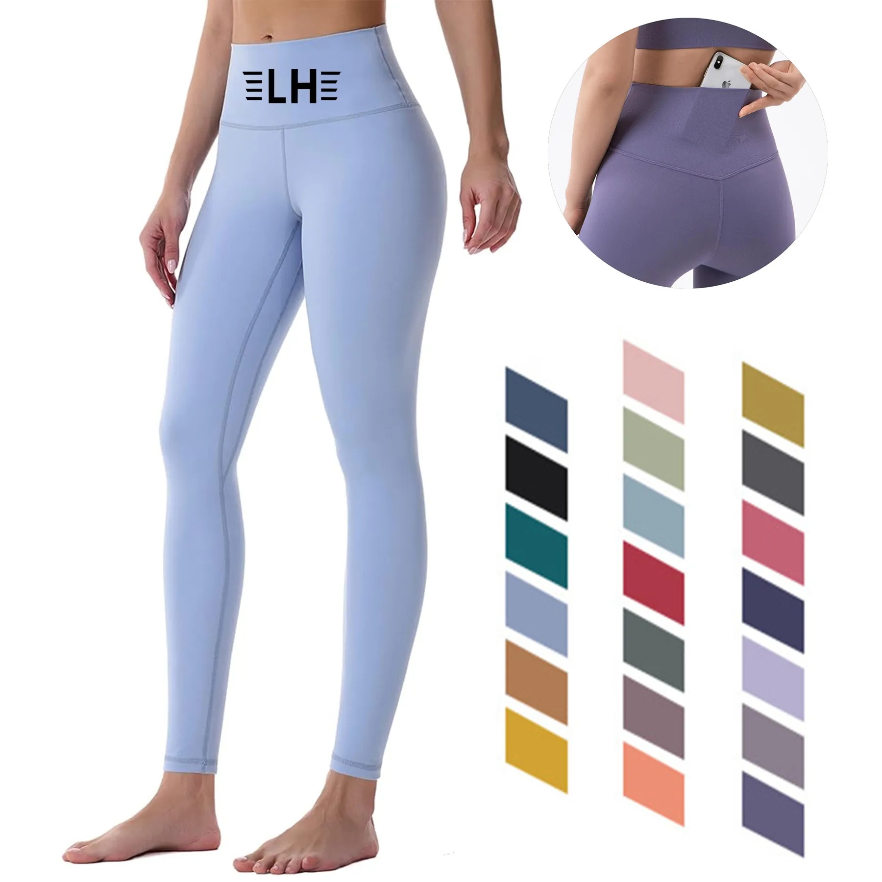 High Waisted Workout Leggings with Internal Pocket 2