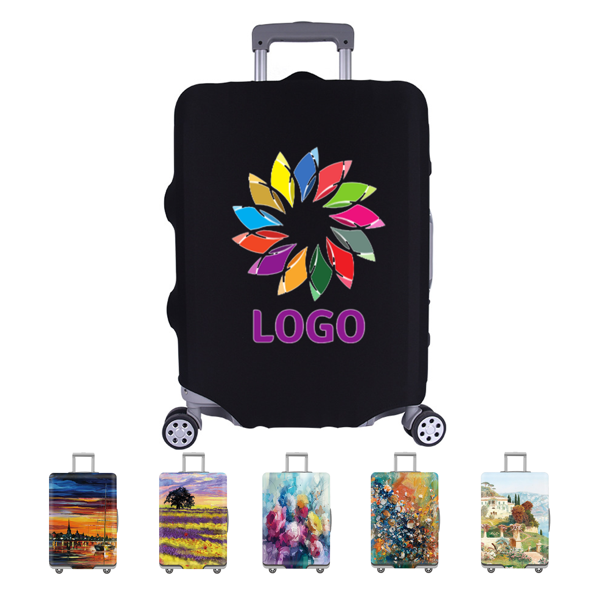Personalized Pattern Luggage Cover 2