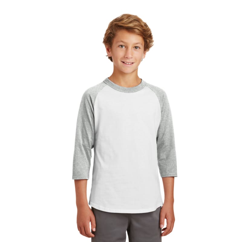 Sport-Tek Youth Colorblock Raglan Jersey. 10