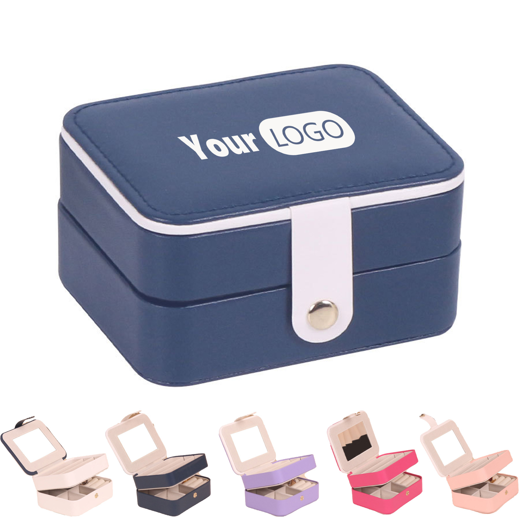 Multifunctional Leather Jewelry Box 7