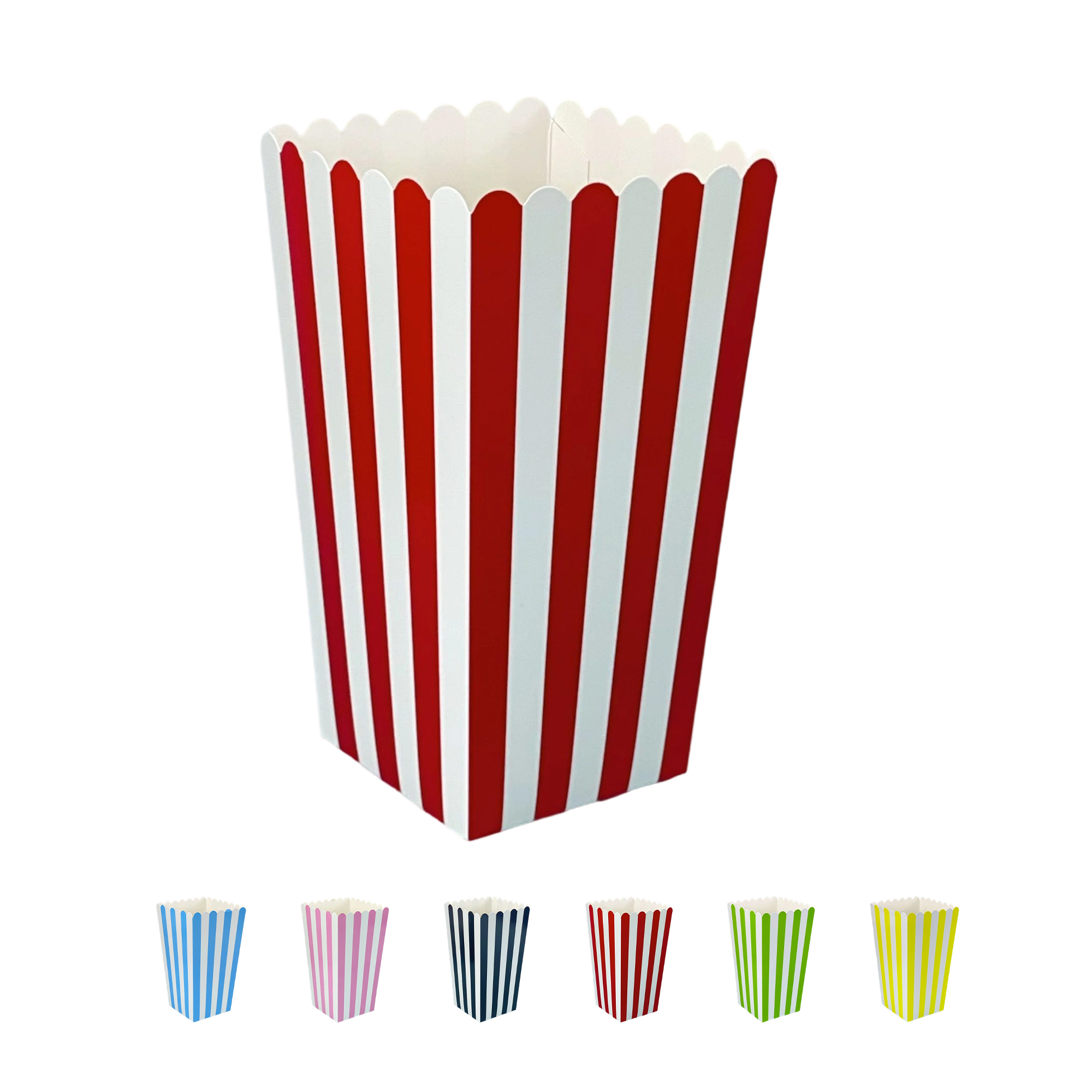 Paperboard Popcorn Bucket Durable Snack Container 8