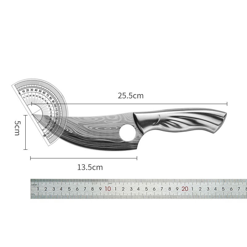 Durable Stainless Steel Damascus Utility Knife 4