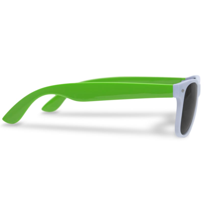 Custom White Frame Plastic Sunglasses 28