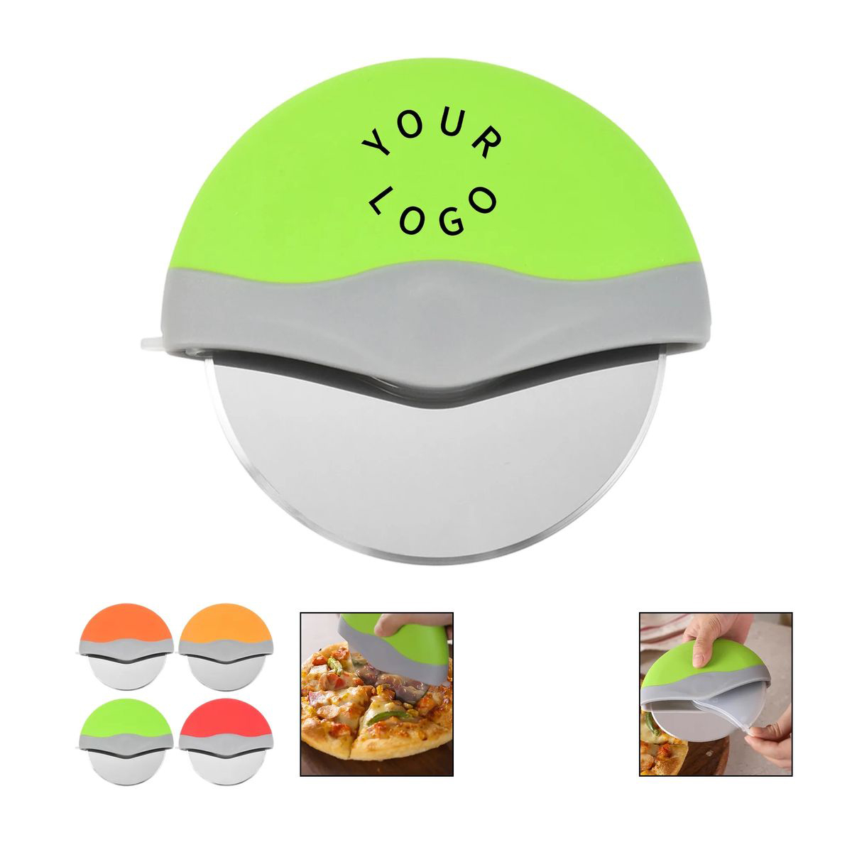 Stainless Steel Pizza Wheel with Blade Cover 2