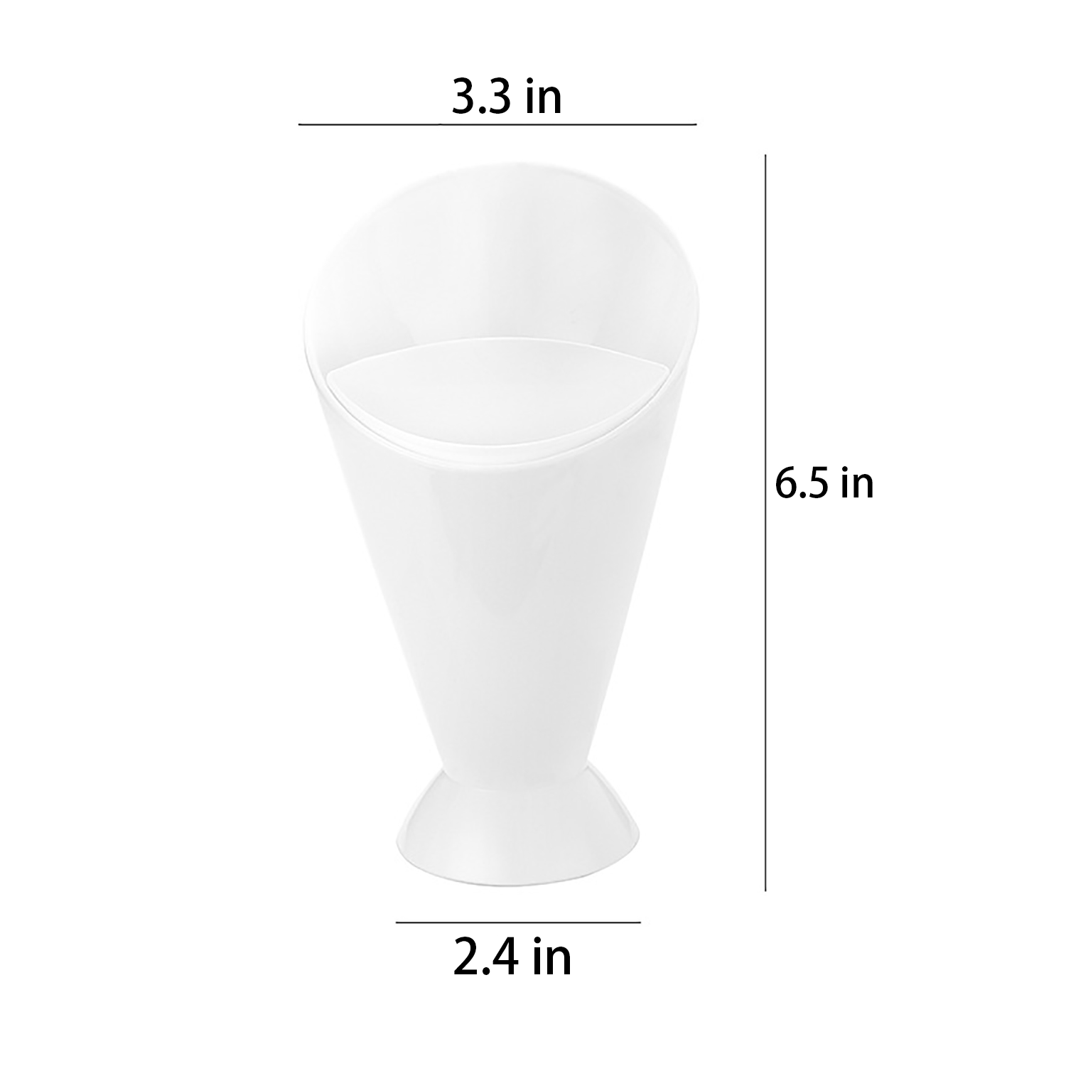 French Fries Plastic Angled Cup 3