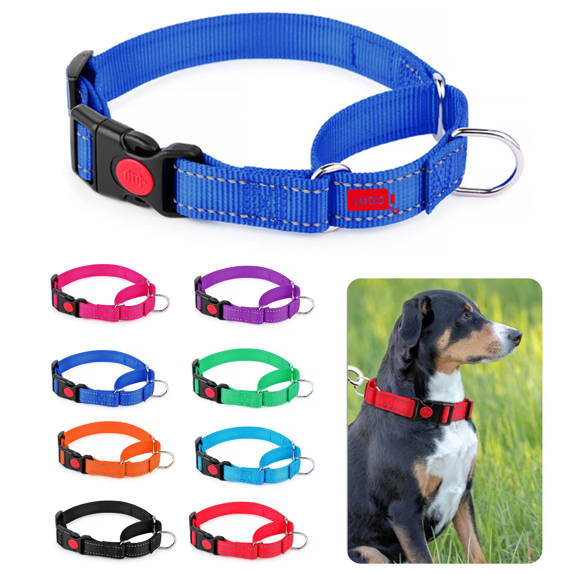 Stylish 0.8"W Pet Collars 3